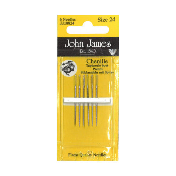 John James Chenille Needle Size 24 - 6 pack