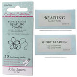 John James Crafters Collection - Long & Short Beading Needles 10 Pack