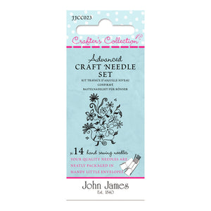 John James Crafters Collection - Advanced Craft Needle Set Assorted 14 Pack Needles