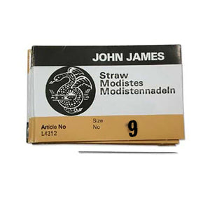 Straw Needles - Size 9 Bulk 25 Pack Milliners