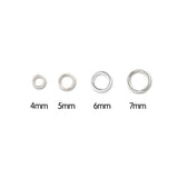 Jump Ring - Silver Plated 4Mm 20 Gauge Jewelry Findings