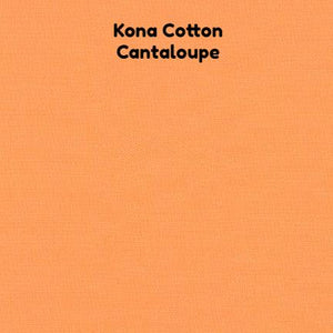 Kona Cotton - Cantaloupe Fabric