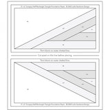 Scrappy Half-Rectangle Triangles Foundation Paper Piecing Pad