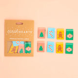 Sarah Hearts - Multipack Woven Labels - Christmas Icons