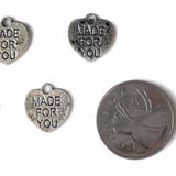 Made For You Charm - Antique Silver - Craft De Ville - Craft de Ville