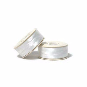 NYMO "D" - White - Small Bobbin - NYMO - Craft de Ville