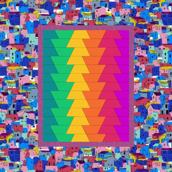 Kit de courtepointe pour bébé - Northern Lights x Phosphor