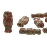 Owls - 15Mm X 7Mm Glass Beads