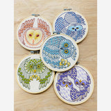 Hook Line & Tinker - Burrowing Owls Complete Embroidery Kit Kits