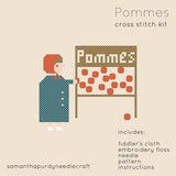 Pommes - Cross Stitch Kit - Samantha Purdy Needlecraft - Craft de Ville