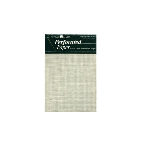 Perforated Paper - 14ct - White