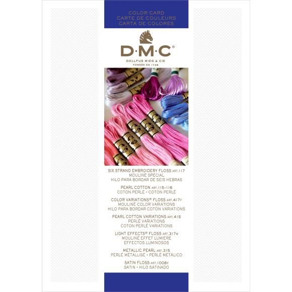 DMC Floss Colour Chart - Printed