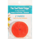 1 Polypro Webbing - 2 Yards Orange Polypropylene