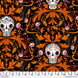 Preorder May - Cori Dantini Pretty Creepy Beautiful Bones In Orange Fabric