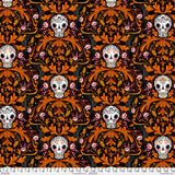 Preorder May - Cori Dantini Pretty Creepy Beautiful Bones In Orange Fabric