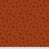 Preorder November - Rachel Hauer Forest Floor Acorns In Red Fabric