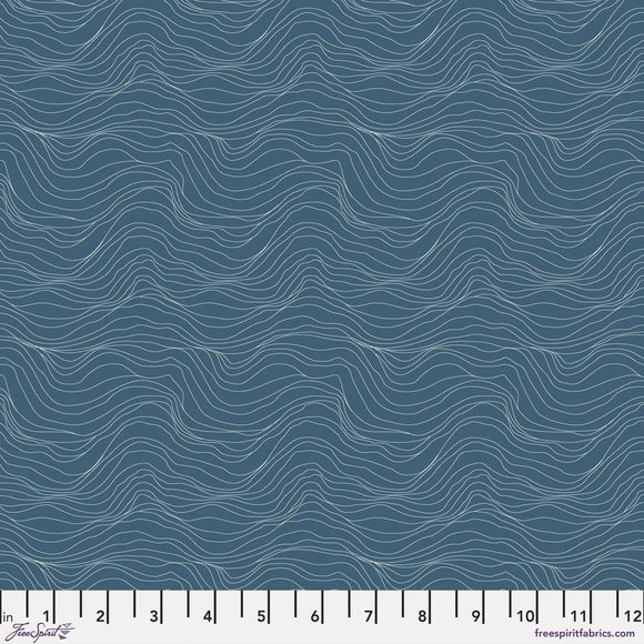 Preorder January - Shell Rummel Natural Affinity Topography In Azure Fabric