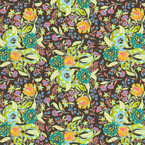 Preorder October - Tula Pink Moon Garden Hissy Fit In Dawn Fabric