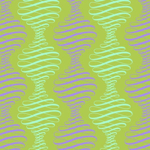 Preorder July - Tula Pink Parisville Déjà Vu Spencer Stripe In Pistachio Fabric