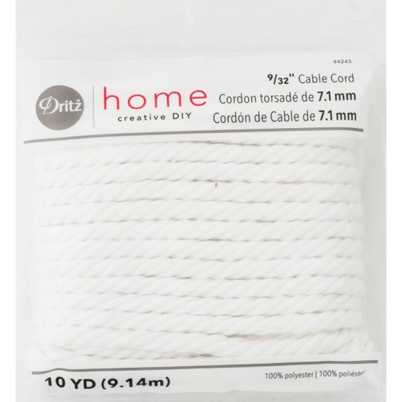 Cable Cord - 9/32 X 10 Yards Polyester