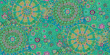 PREORDER JULY - Kaffe Fasset Collective - Quilt Backing 108" Millefiori in Jade
