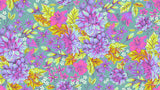 PREORDER OCTOBER - Tula Pink - Untamed - Quilt Backing 108" Hello Dahlia Wide in Cosmic