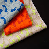 PREORDER JULY - Carolyn Friedlander - Memento Canvas - Seagrapes in Neon Yellow