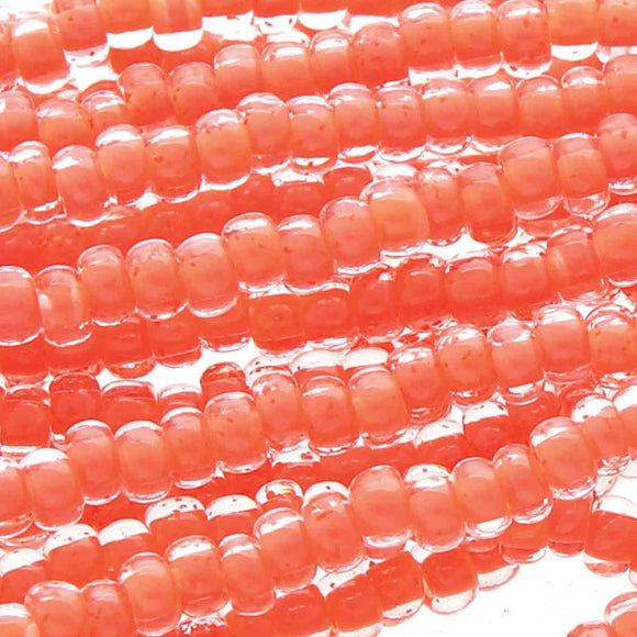 Seedbeads 11/0 - Terra Intensive Lined Orange - Mini Hank