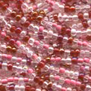 Seedbeads 6/0 - Strawberry Mix - Mini Hank - Preciosa - Craft de Ville