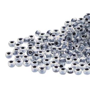 Perles de rocaille 8/0 - Diamant Noir C / L - Écheveau Mini