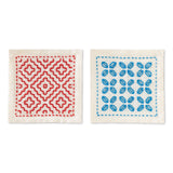 Sashiko Coaster Kit - Ecru #101