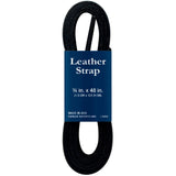 Leather Strap - 3/4 X 48 Black & Vinyl