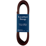 Leather Strap - 3/4 X 48 Burgundy & Vinyl
