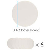 Lacys Stiff Stuff - White 3.5 Round 6 Pack Interfacing