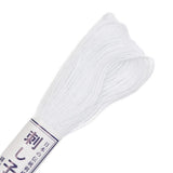 Olympus Sashiko Cotton Thread - 20 Meters White & Floss