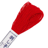 Olympus Sashiko Cotton Thread - 20 Meters Red & Floss