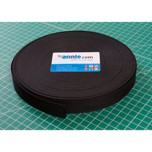 Polypro Strapping 1 - Black Polypropylene Webbing