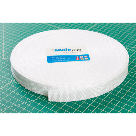 Polypro Strapping 1 - White Polypropylene Webbing