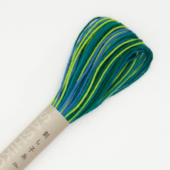 Olympus Sashiko Cotton Thread - Variegated - 20 meters