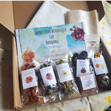Botanical Print Kit - Organic Cotton Bandana - Dahlia Milon