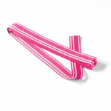 Strap For Bags - 30Mm X 3M Pink And White Stripes Webbing