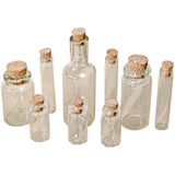 Tim Holtz Idea-Ology - Corked Glass Vials 9 Pack Mixed Media