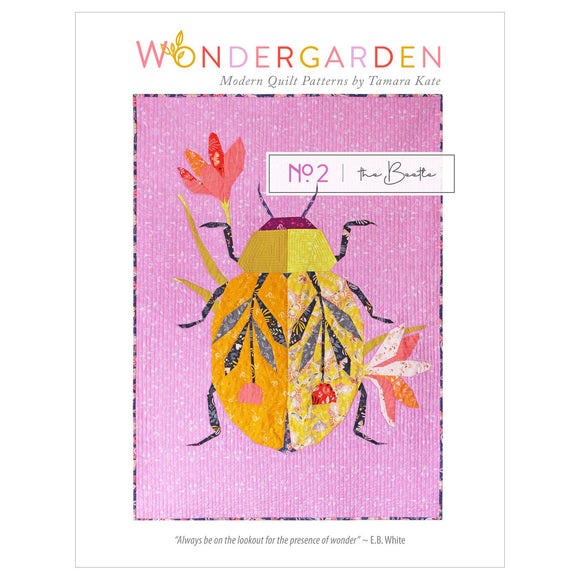 Tamara Kate Designs - Wondergarden No.2 The Beetle Quilt Pattern Fpp