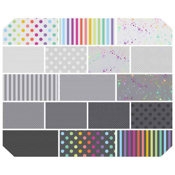 PREORDER OCTOBER - Tula Pink - Graywork True Colors - Designer Roll