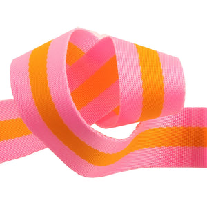 Preorder November - Tula Pink Webbing 1.5 Wide & Orange Ribbons Cords