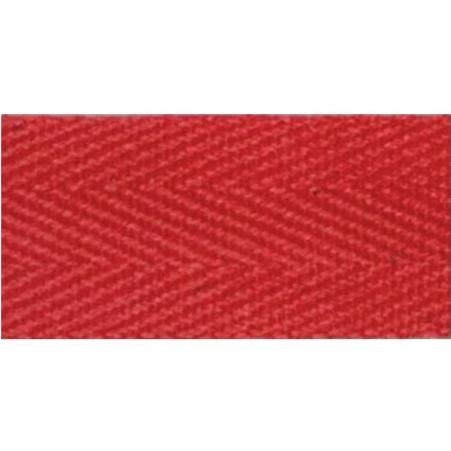 Cotton Twill Tape - Red - 5/8