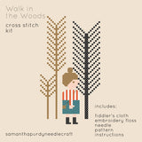 Walk in the Woods - Cross Stitch Kit - Samantha Purdy Needlecraft - Craft de Ville