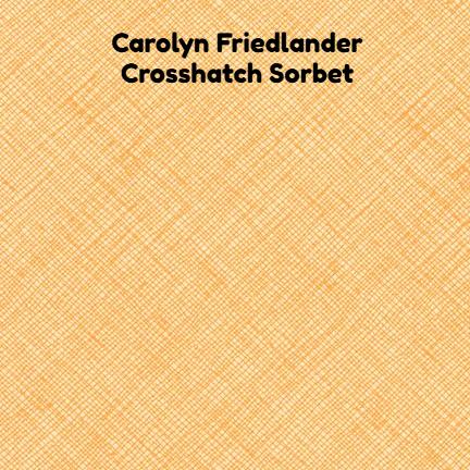 Carolyn Friedlander - Architextures Crosshatch - Sorbet