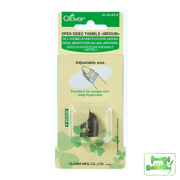 Clover Open Sided Thimble - Metal Thimbles