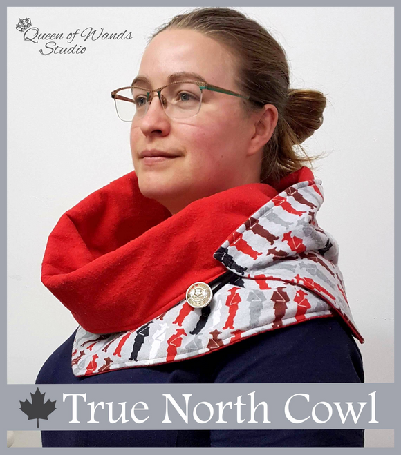 True North Cowl - Digital - Queen of Wands Studio - Queen of Wands Studio - Craft de Ville